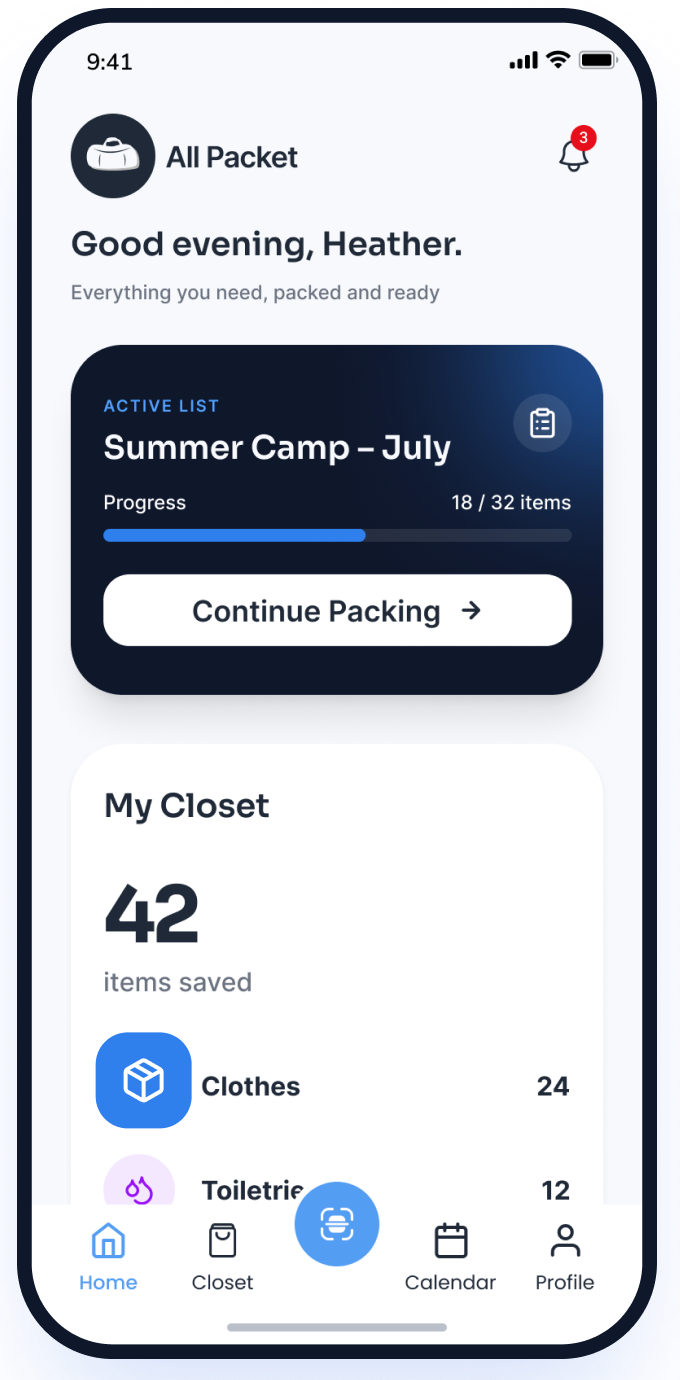 All Packed App